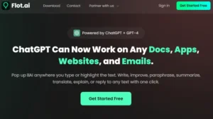 Flot.ai is an AI copilot for all apps and websites.